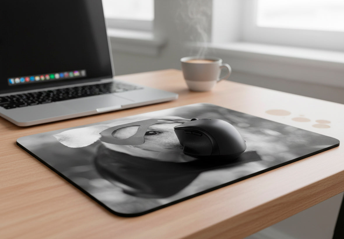 Alfombrilla de ratón personalizada – Rectangular, redonda o corazón