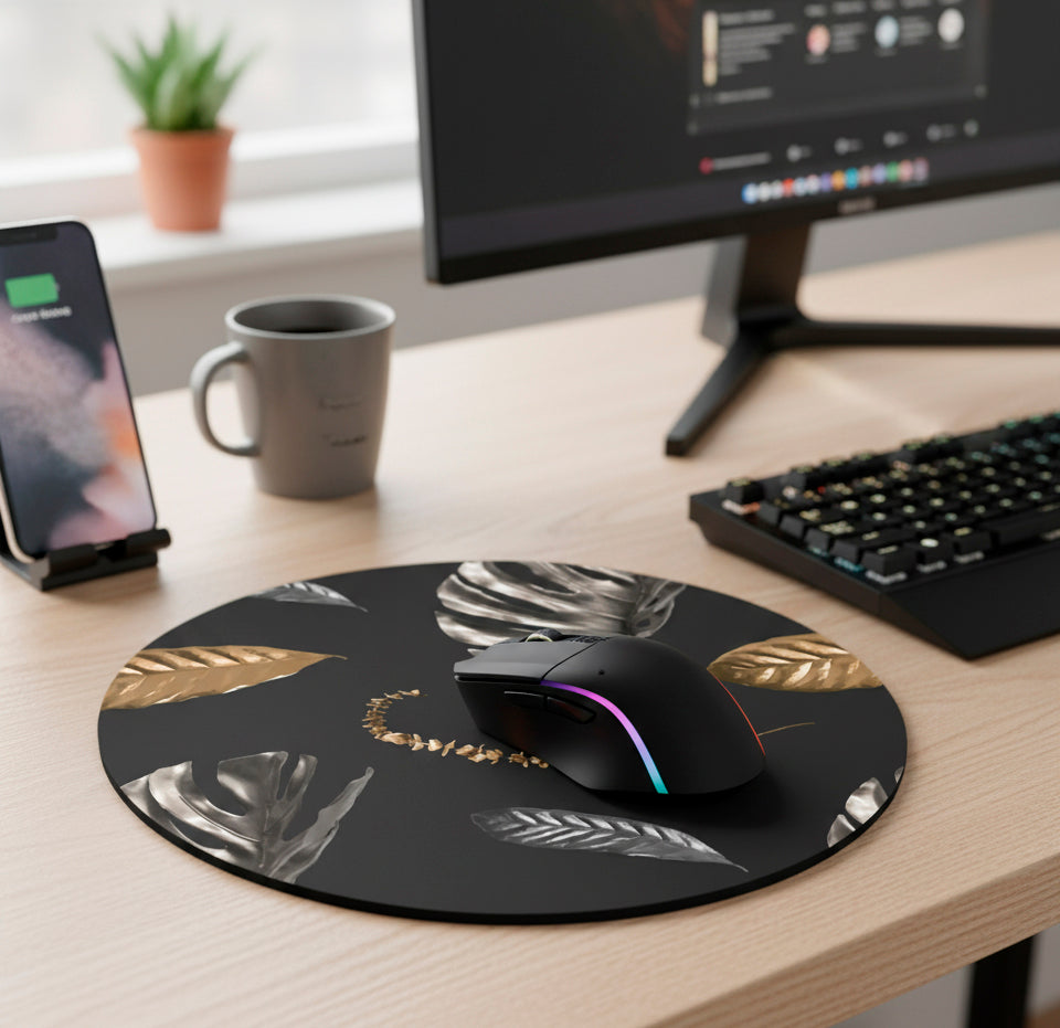Alfombrilla de ratón personalizada – Rectangular, redonda o corazón