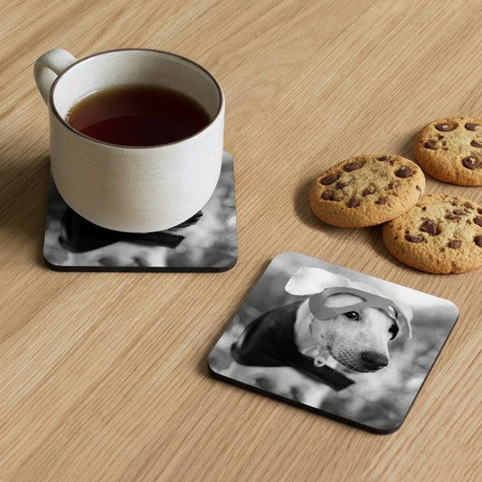 Posavasos Personalizable de cartón con Base de Corcho (10 cm)